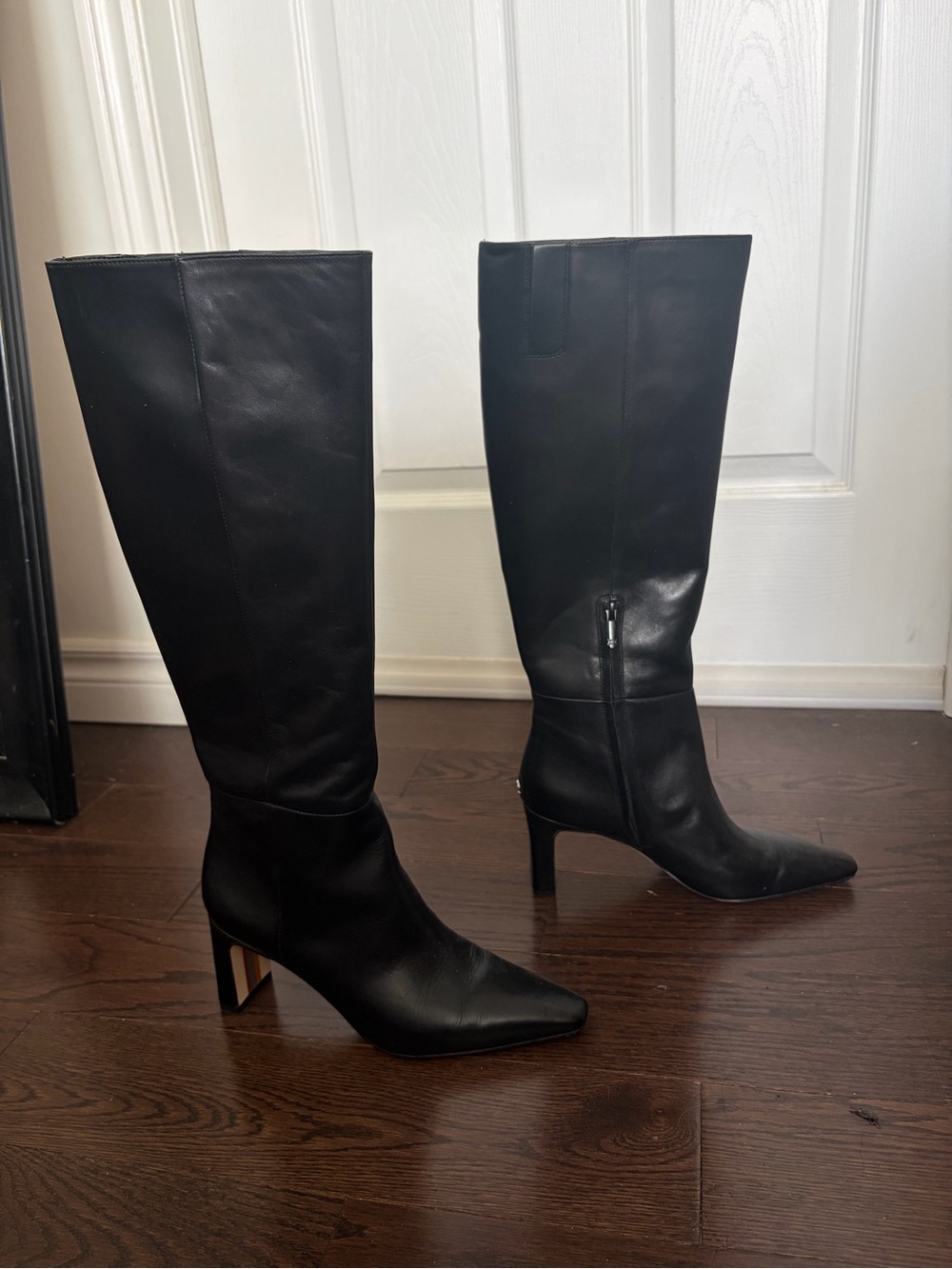 Sam Edelman Black Sylvia Knee High Boots